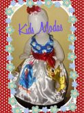 VESTIDO GALINHA PINTADINHA