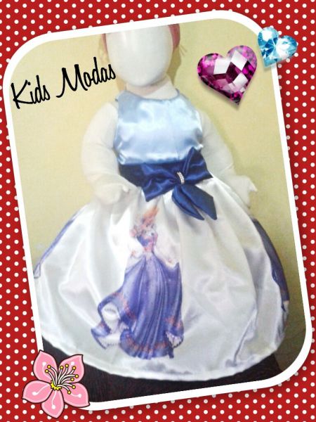 VESTIDO PRINCESA CINDERELA